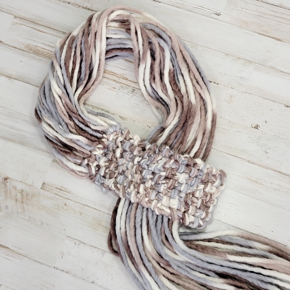 Beautiful Handcrafted Natural Multi Color Scarf - Picture 7 of 7